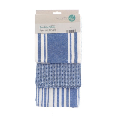 Eco Friendly Tea Towels made from Recycled Materials 3 Pack