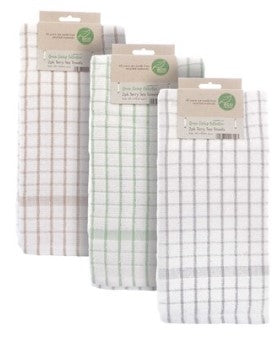Eco Friendly Tea Towels made from Recycled Materials 2 Pack