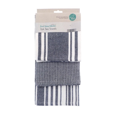 Eco Friendly Tea Towels made from Recycled Materials 3 Pack