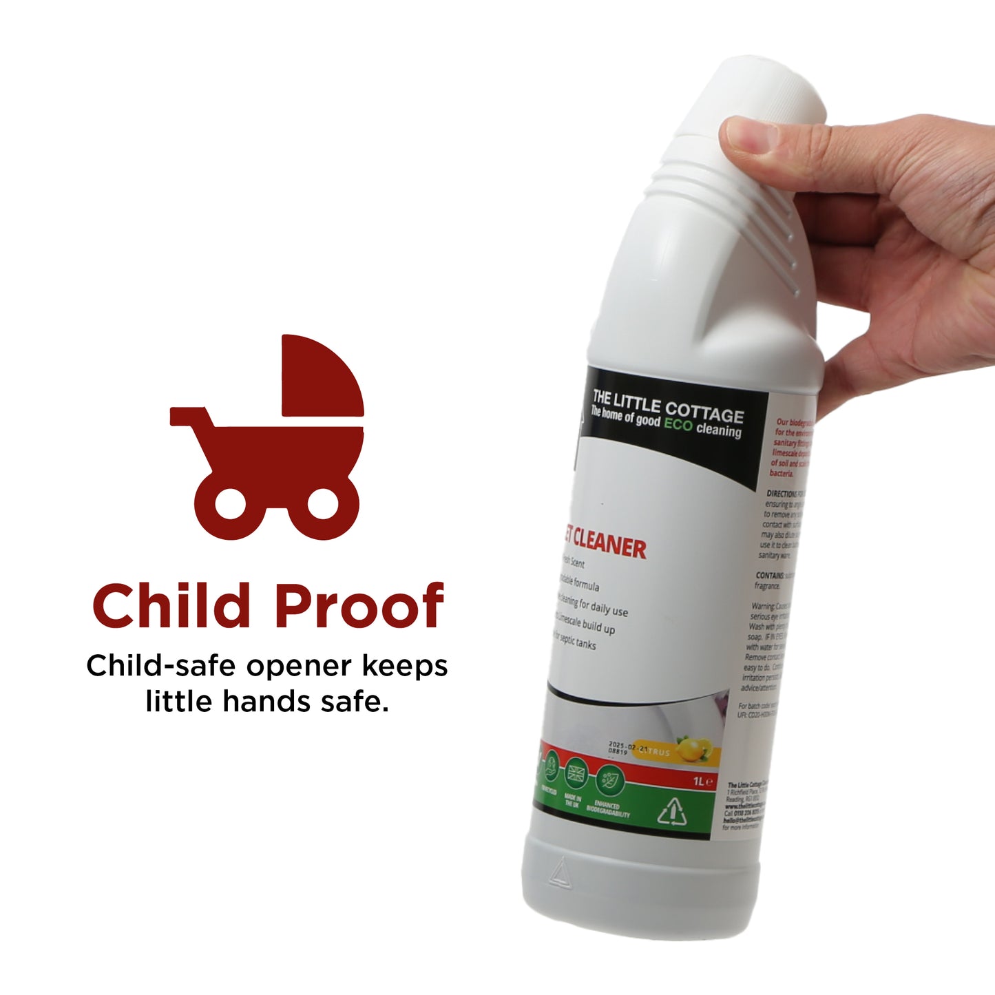 Eco Toilet Cleaner - 1L x 6 bottles